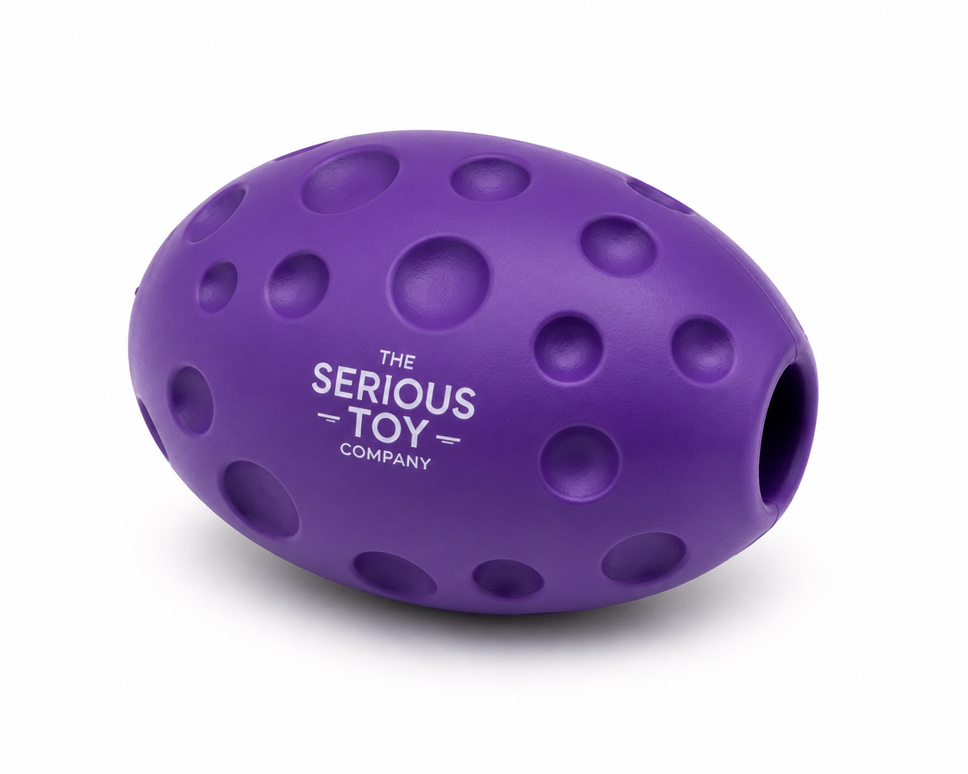 Interactive Treat Dispensing Dog Toy Ball – Durable Rubber Puzzle Feeder Toy | The Serious Toy Company