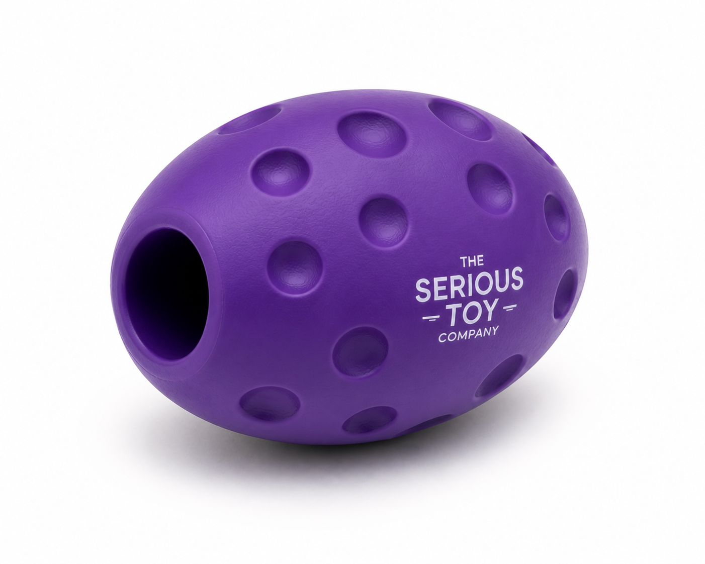 Interactive Treat Dispensing Dog Toy Ball – Durable Rubber Puzzle Feeder Toy | The Serious Toy Company - Image 4